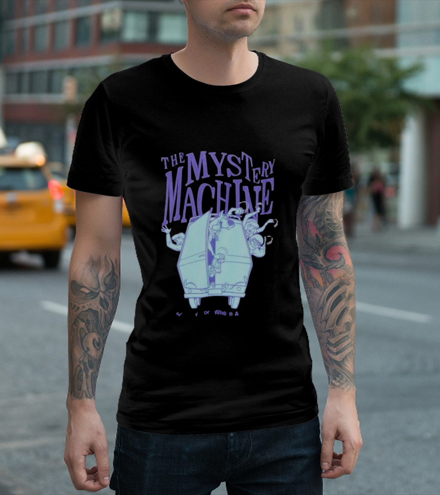 The Mystery Machine Scooby Doo Crew Tonal T-Shirt