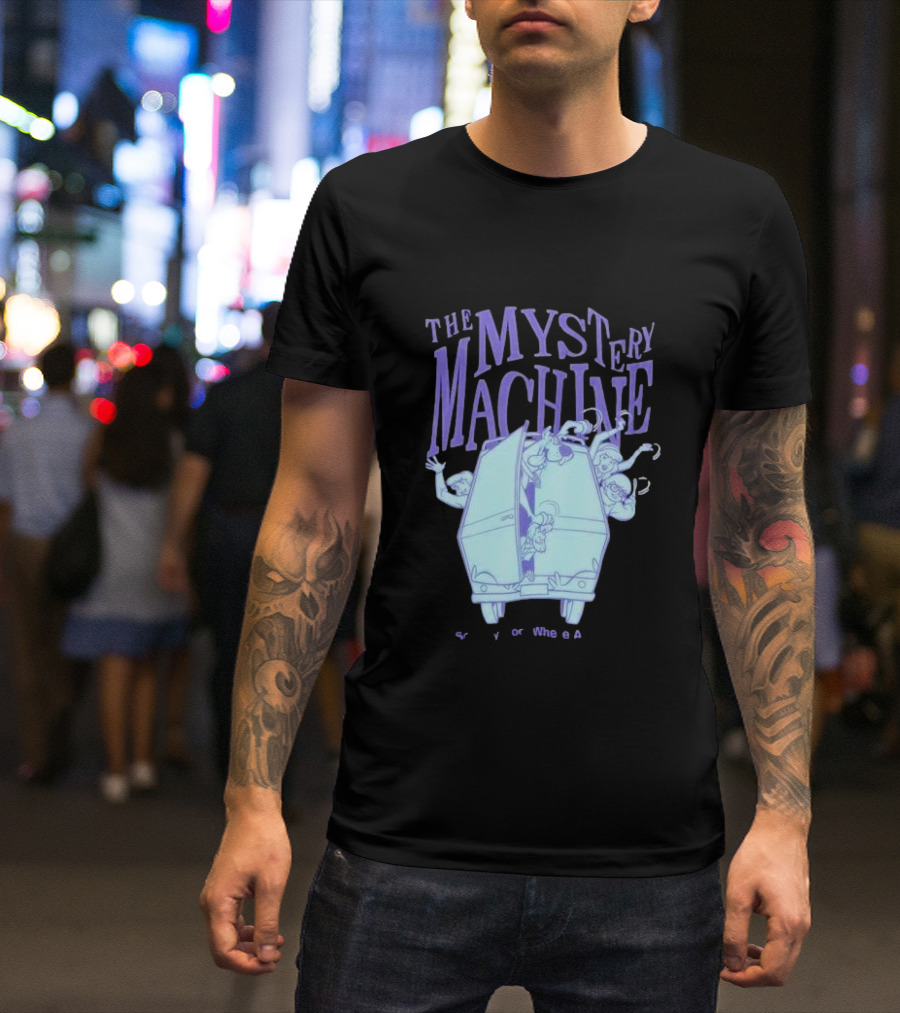 The Mystery Machine Scooby Doo Crew Tonal T-Shirt