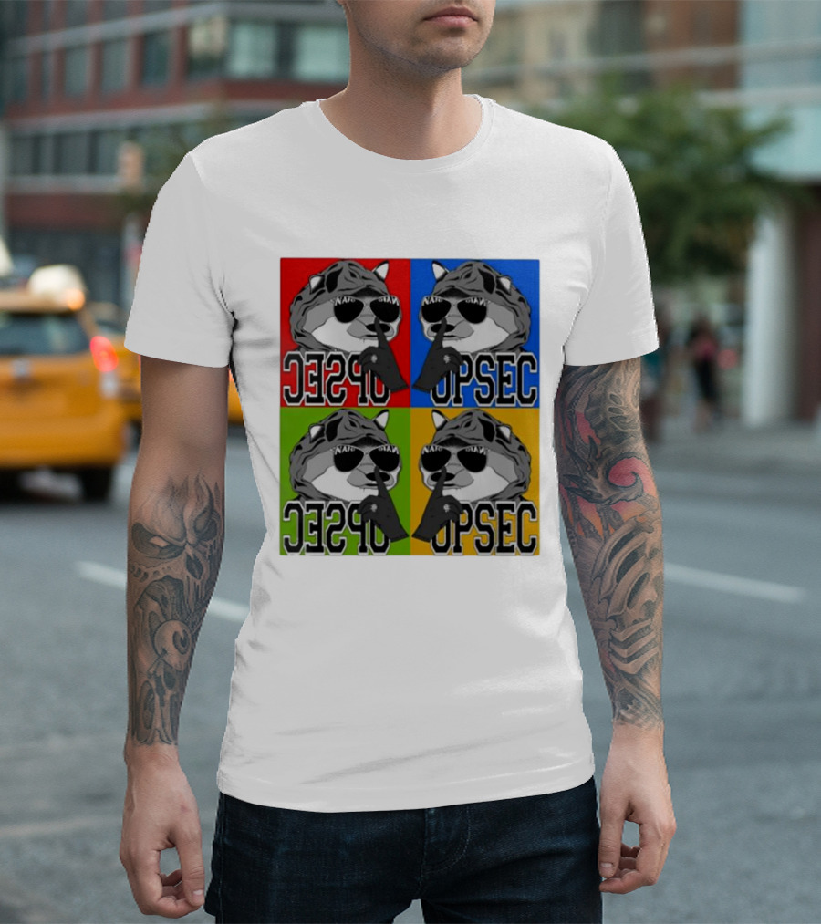 North Atlantic Fella Organization Nafo Opsec Color Blocks T-Shirt