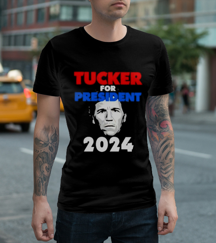 Tucker For President Carlson T-Shirt