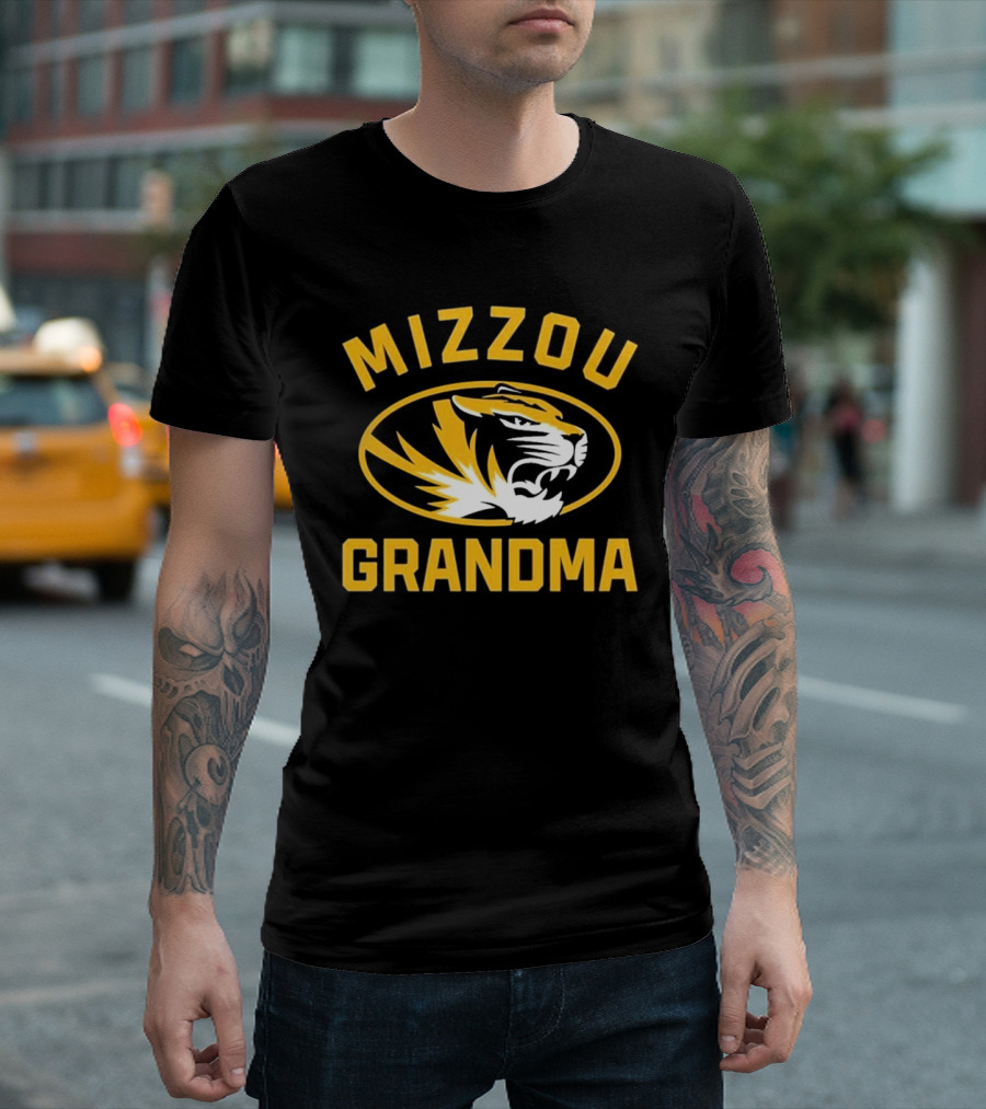 Mizzou Grandma Tiger Head T-Shirt