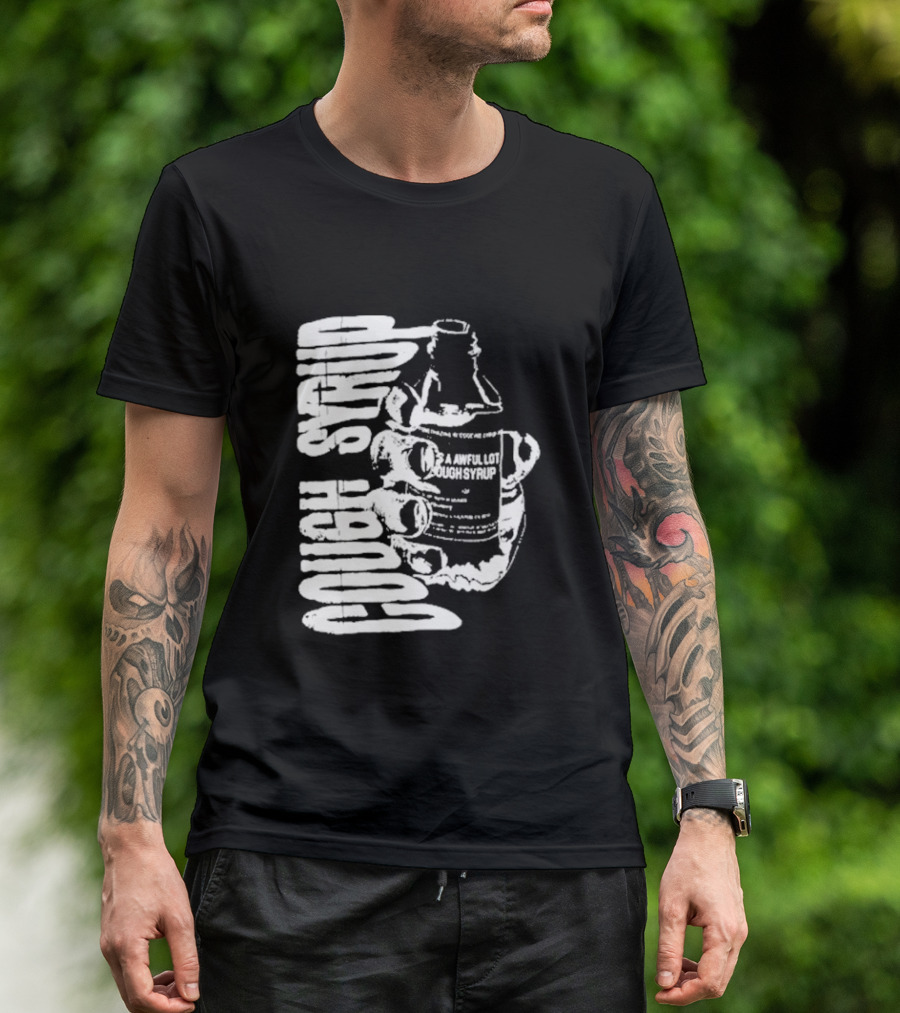 Awful Lot Of Cough Syrup Warning Bottle T-Shirt