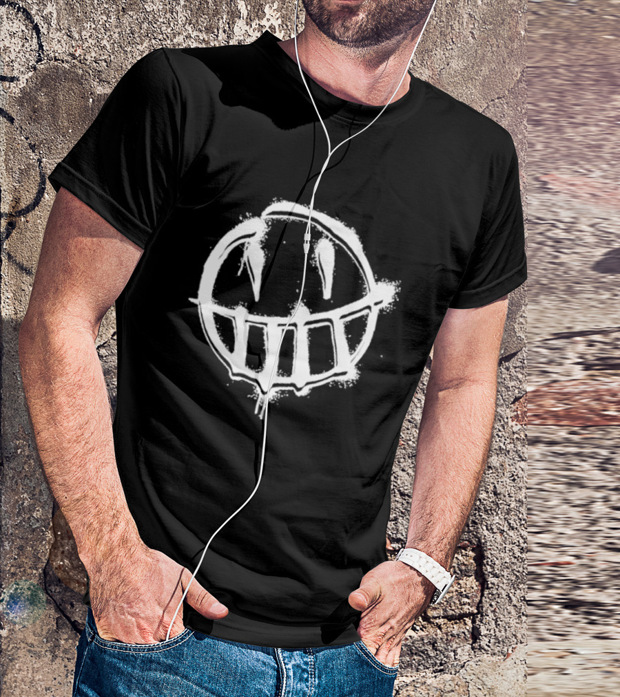 Spencers Online The Boys Graffiti Smiley Face T-Shirt