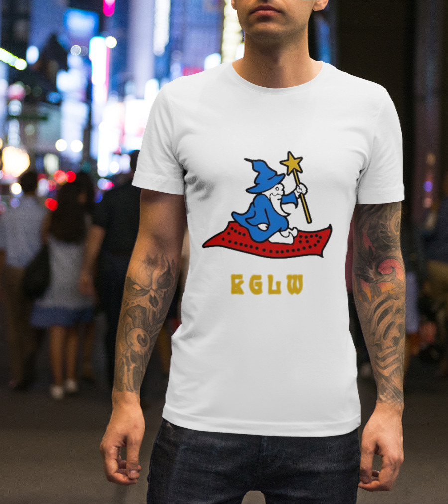 EGLW Wizard On Red Carpet With Star Wand T-Shirt