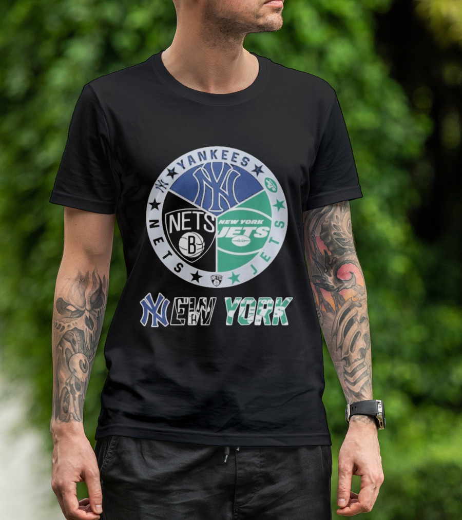 New York Yankees Nets Jets Yankees Nets Jets T-Shirt