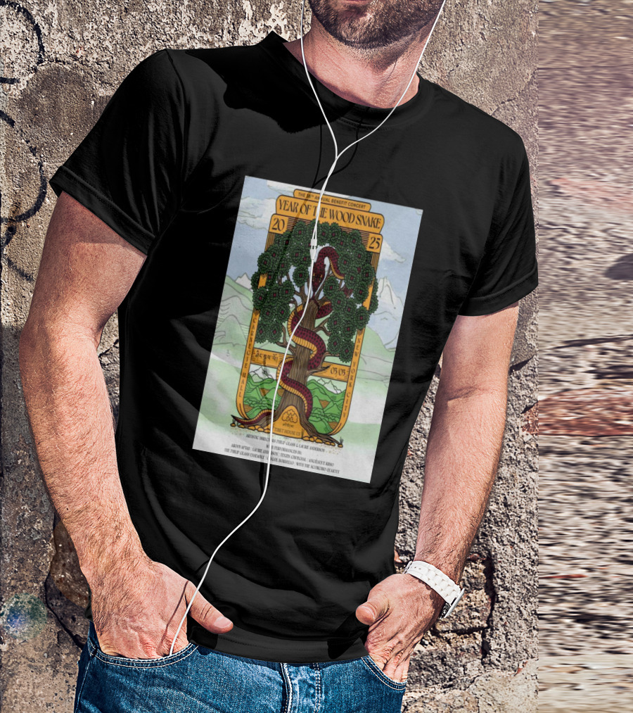 The 38th Annual Benefit Concert Year Of The Wood Snake Tibet House US Carnegie Hall NYC March 3 2025 T-Shirt