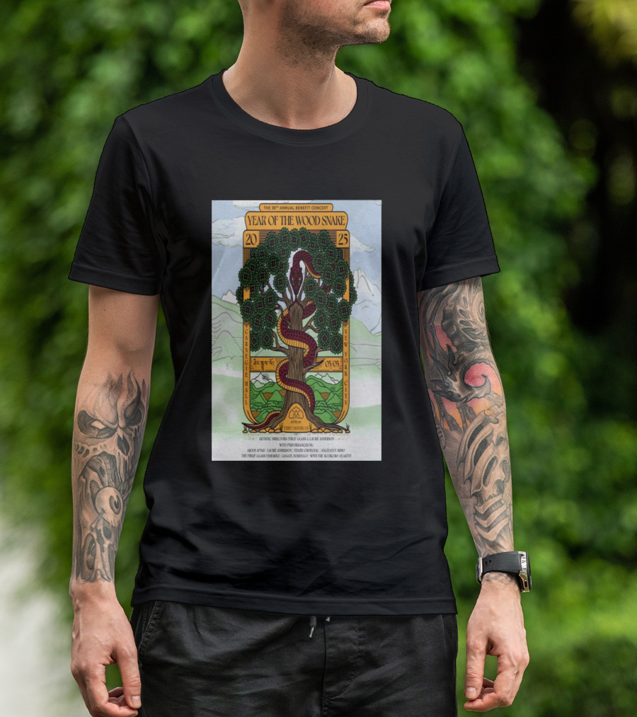 The 38th Annual Benefit Concert Year Of The Wood Snake Tibet House US Carnegie Hall NYC March 3 2025 T-Shirt