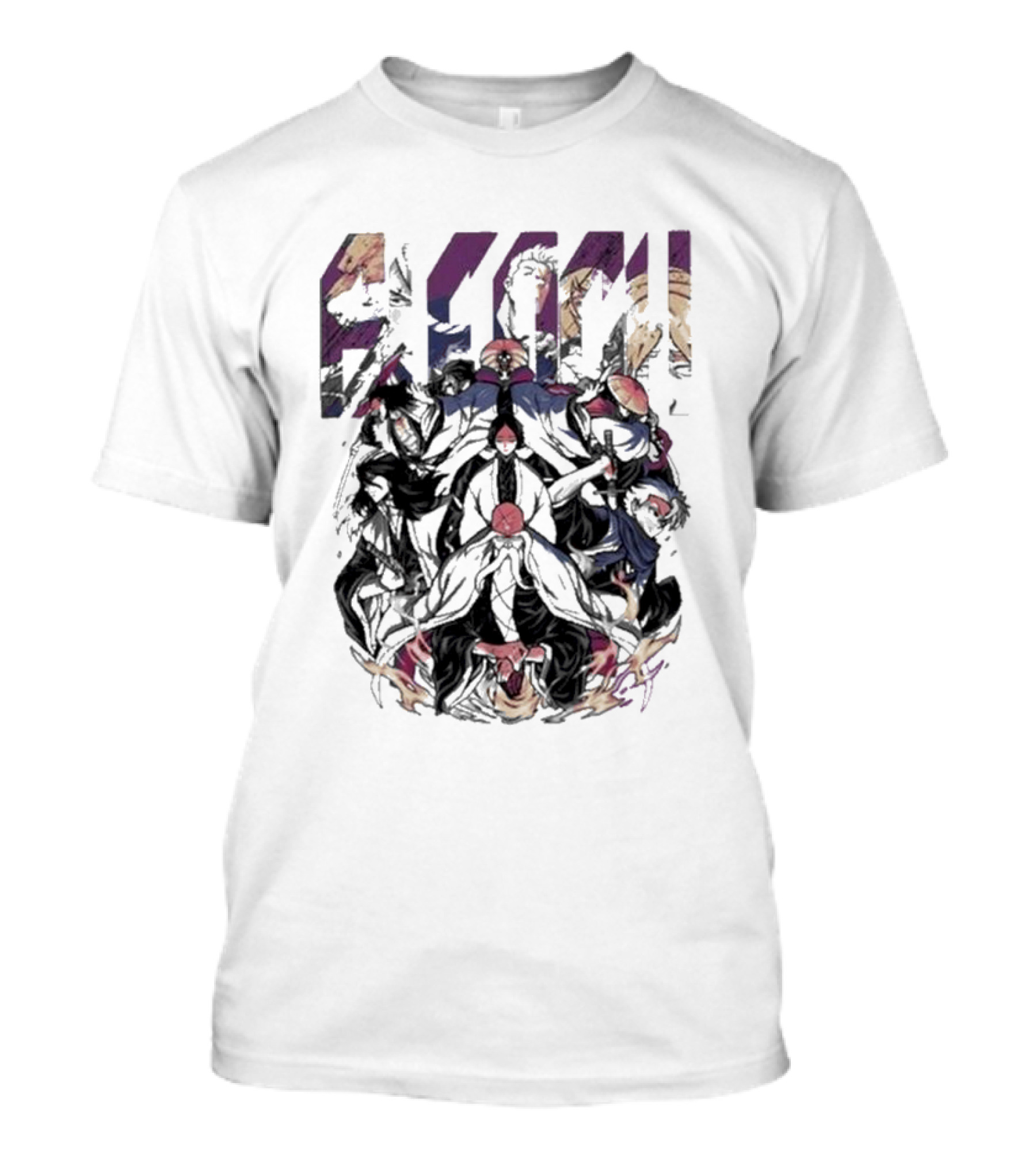 Byakuya Kuchiki Bleach Soul Society Arrancar Battle Ensemble T-Shirt