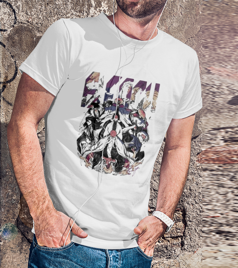 Byakuya Kuchiki Bleach Soul Society Arrancar Battle Ensemble T-Shirt