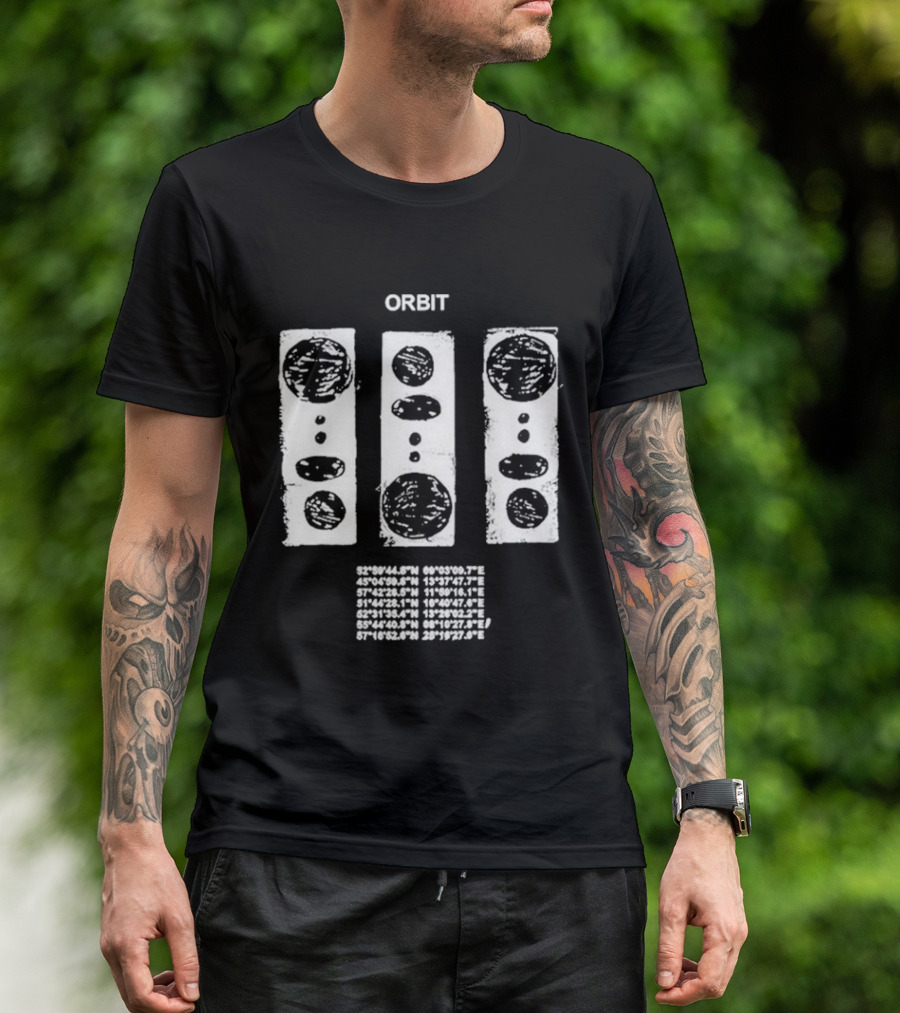 ORBIT Planet Coordinates Speaker T-Shirt