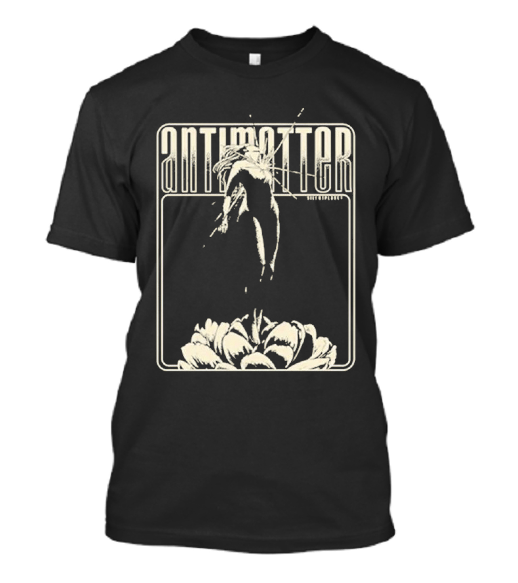 Antimatter Girl Melting Into Flower Bloom T-Shirt