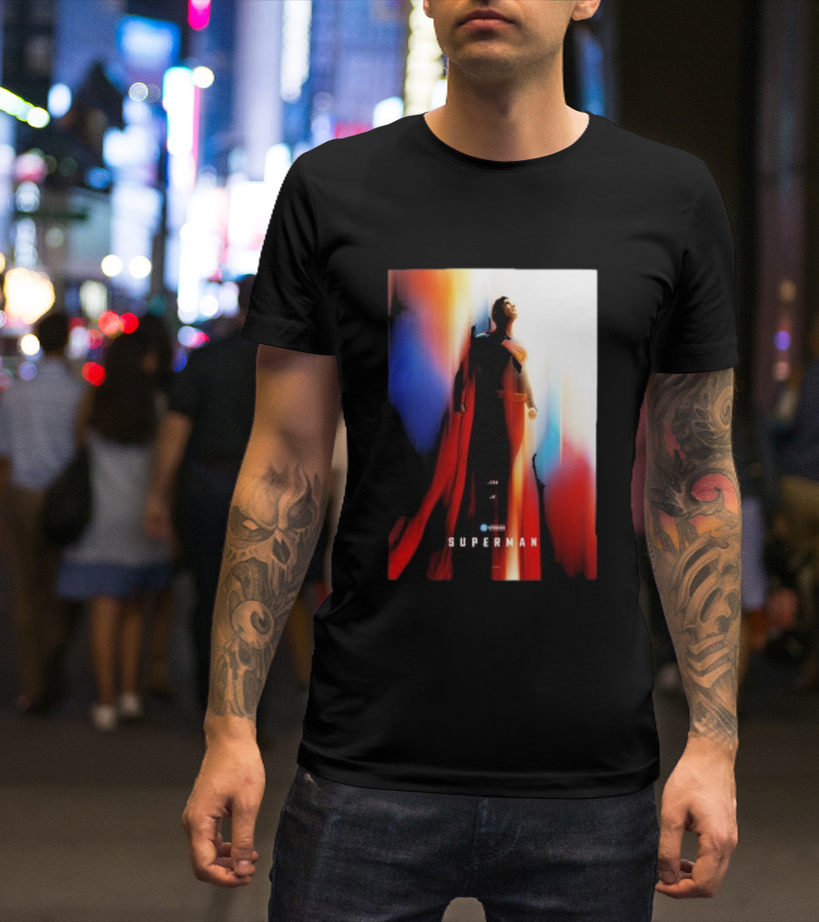 Superman 2025 Movie Look Up Vivid Heroic T-Shirt