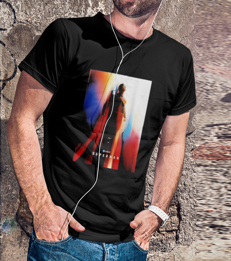 Superman 2025 Movie Look Up Vivid Heroic T-Shirt