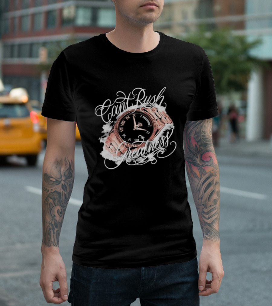 Syna X Crg Can’t Rush Greatness Roman Numeral Watch T-Shirt
