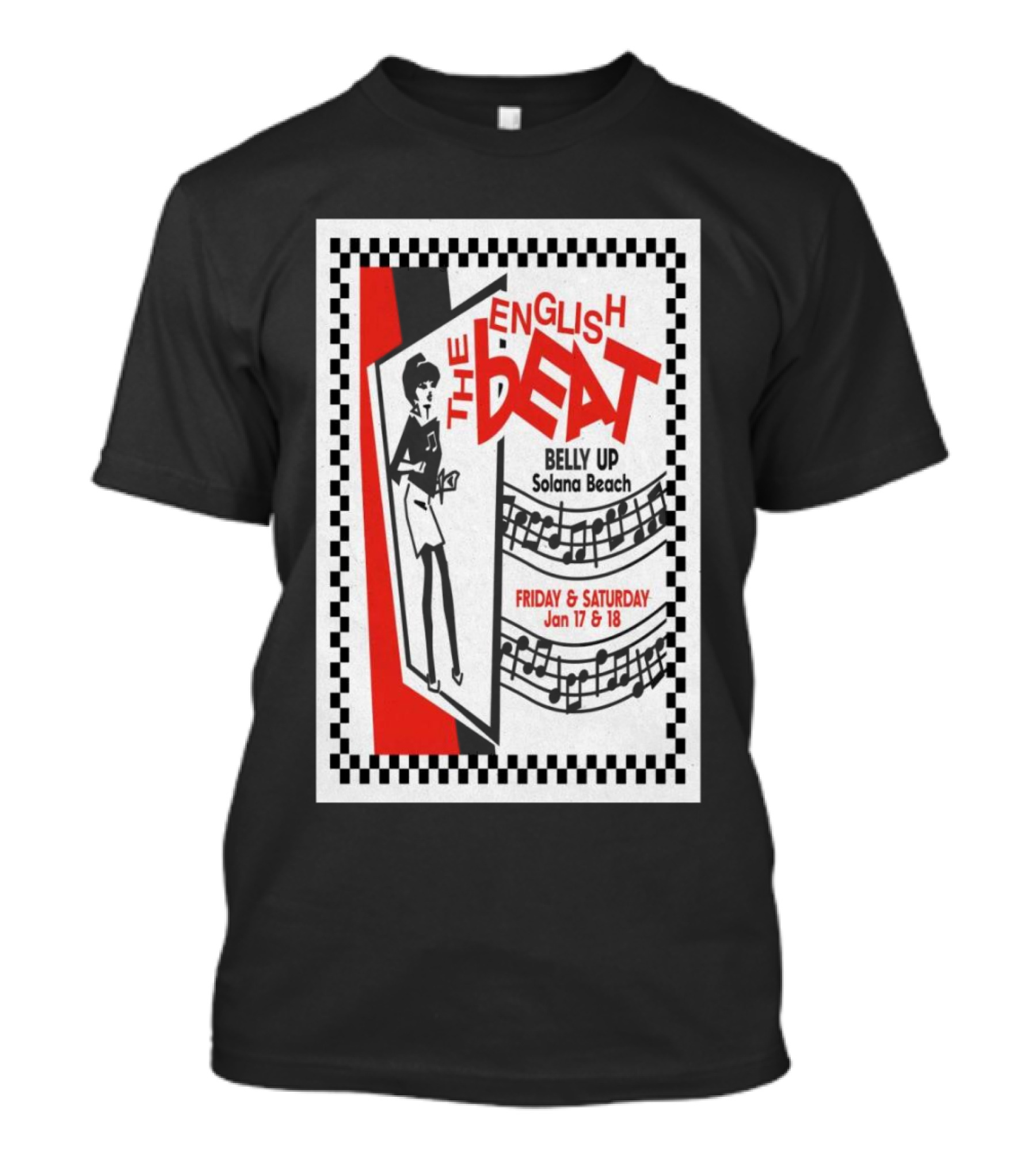 The English Beat Belly Up Solana Beach Friday Saturday Jan 17 18 T-Shirt