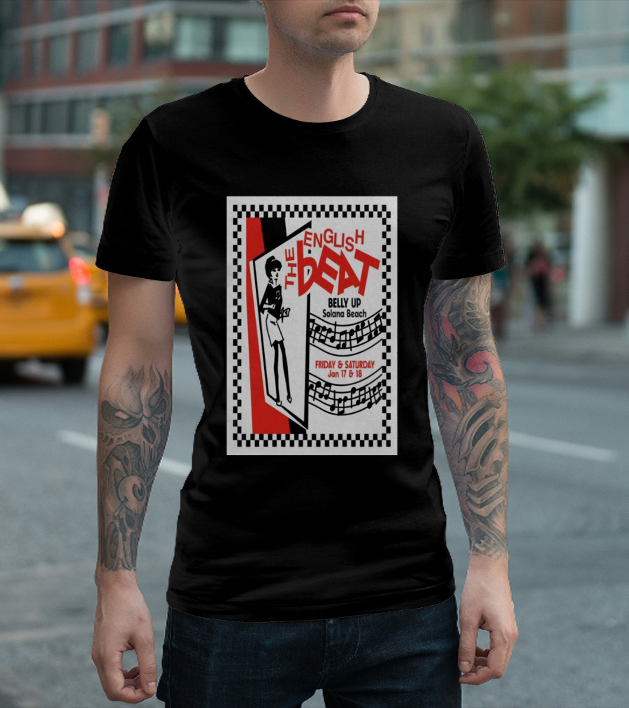 The English Beat Belly Up Solana Beach Friday Saturday Jan 17 18 T-Shirt