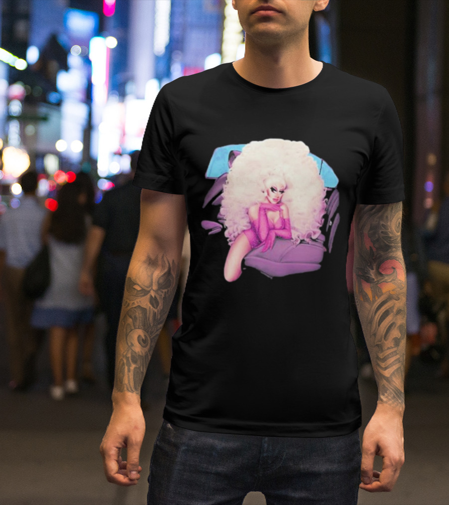 Trixie Mattel Glamorous Blonde Drag In Backseat T-Shirt