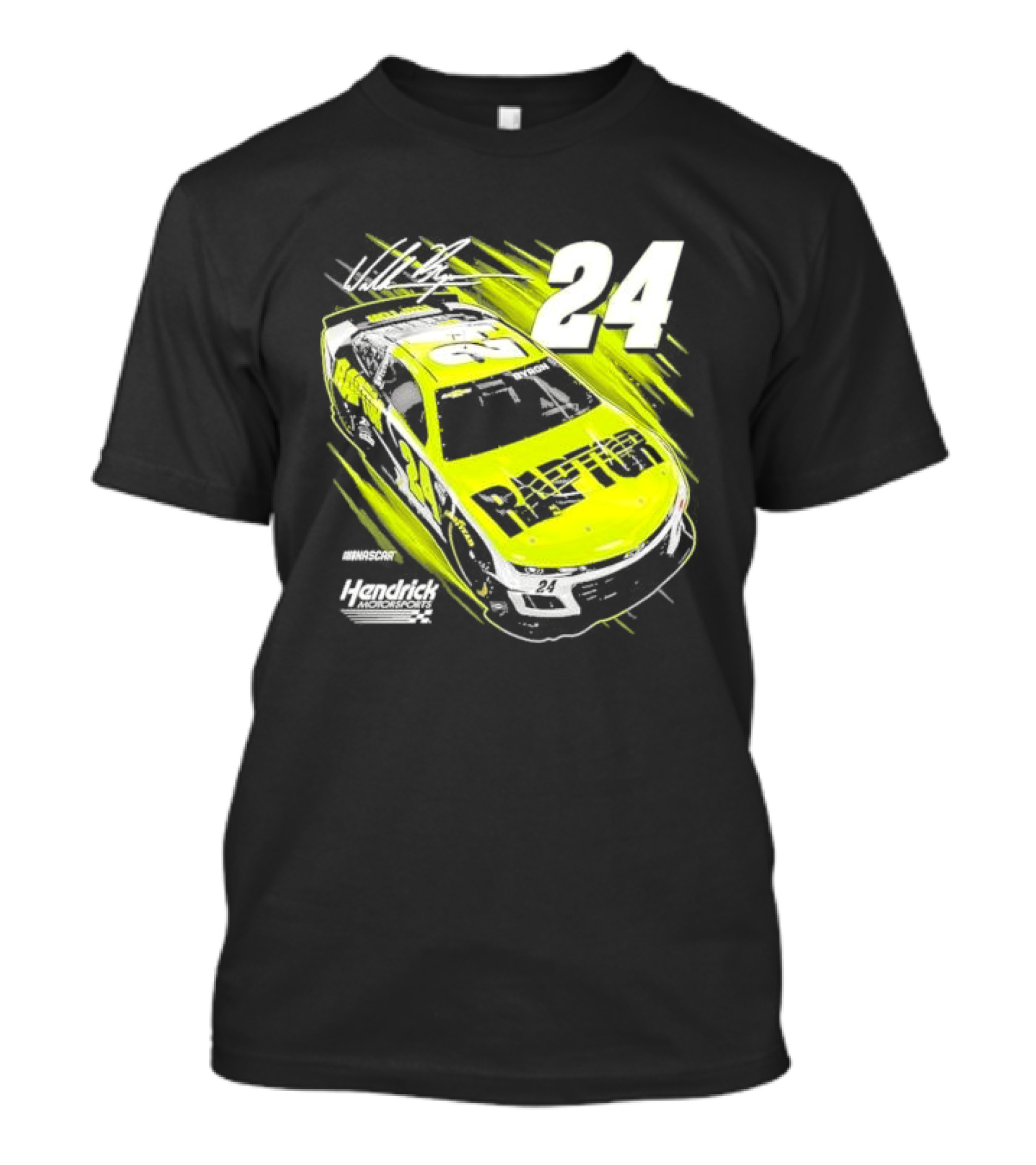 William Byron Number 24 Raptor NASCAR Hendrick Motorsports Racing Car T-Shirt