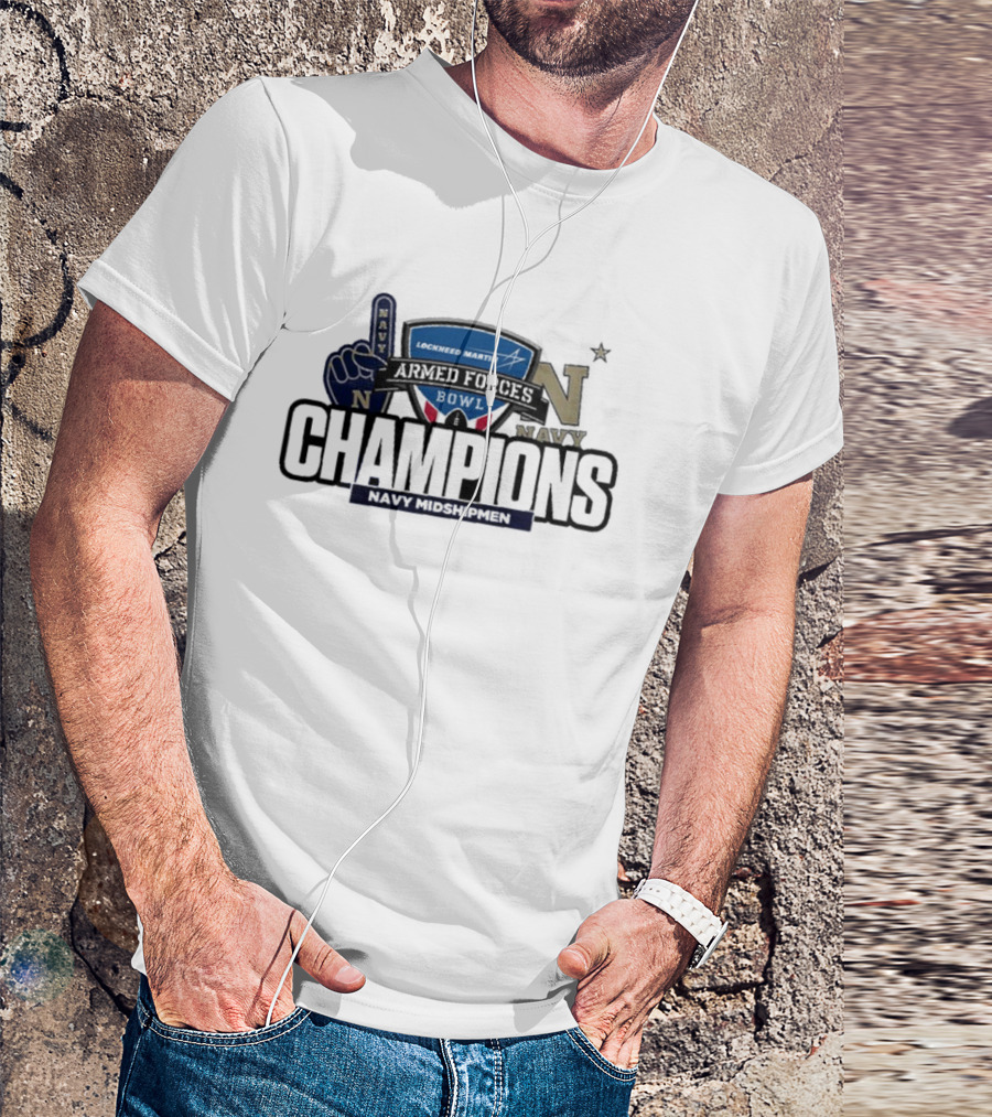 Lockheed Martin Armed Forces Bowl Champions Navy Midshipmen T-Shirt