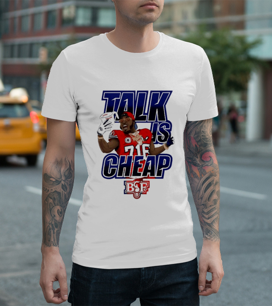 Benny The Butcher Talk Is Cheap BSF Victory Monday Football Victory T-Shirt