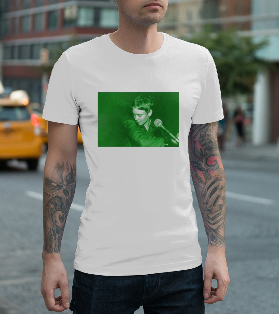 Joyce Manor Dear Nora Green Microphone Performance T-Shirt