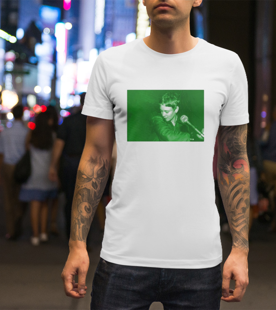 Joyce Manor Dear Nora Green Microphone Performance T-Shirt