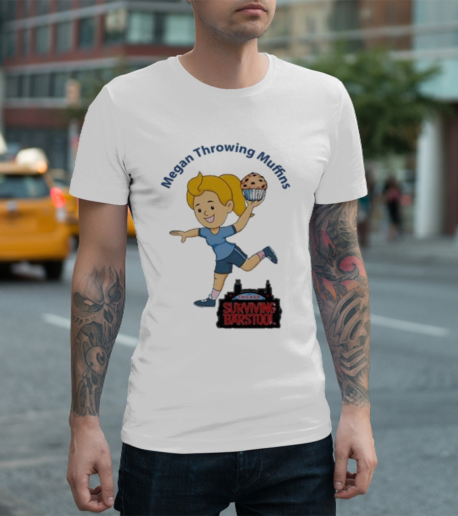 Megan Throwing Muffins Chicago Surviving T-Shirt