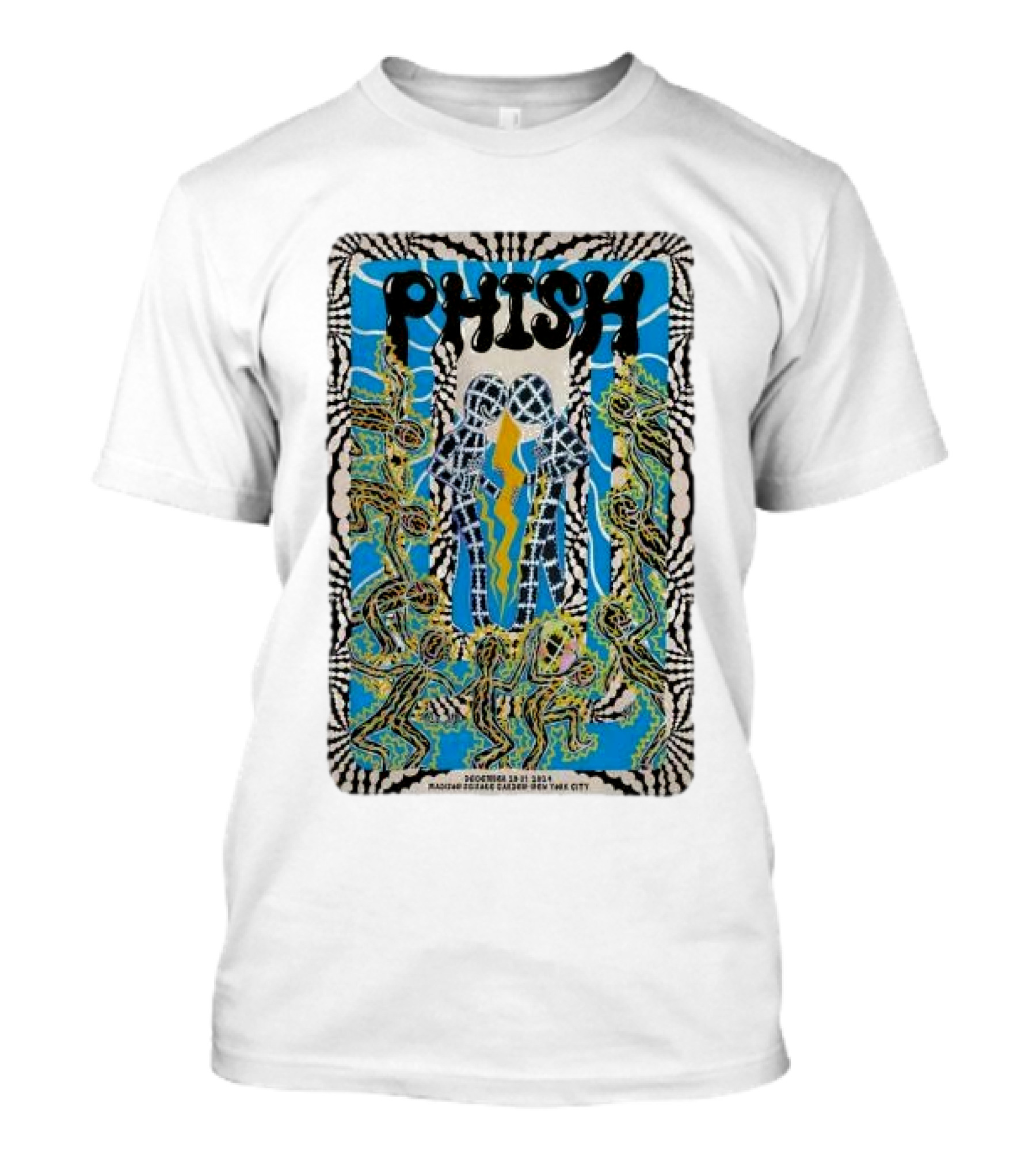 Phish December 28-31 2024 Madison Square Garden New York NYE Show T-Shirt