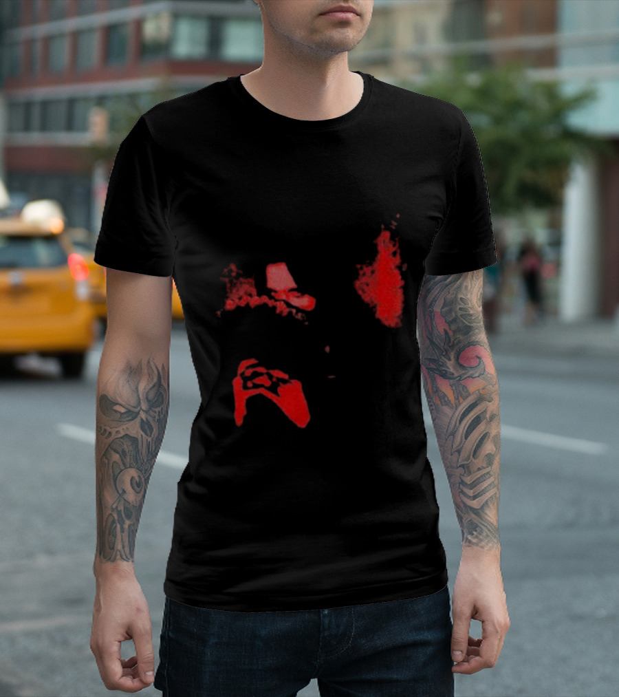 Amira Elfeky Will You Love Me When I’m Dead Red Contrast T-Shirt