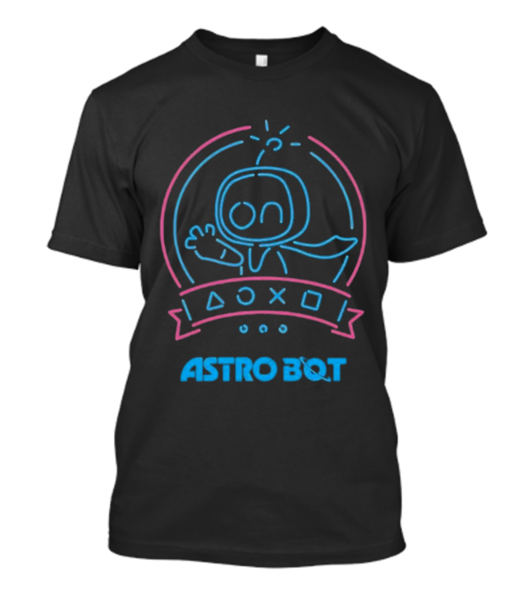 Astro Bot PlayStation Symbols Celebrating Game Of The Year T-Shirt