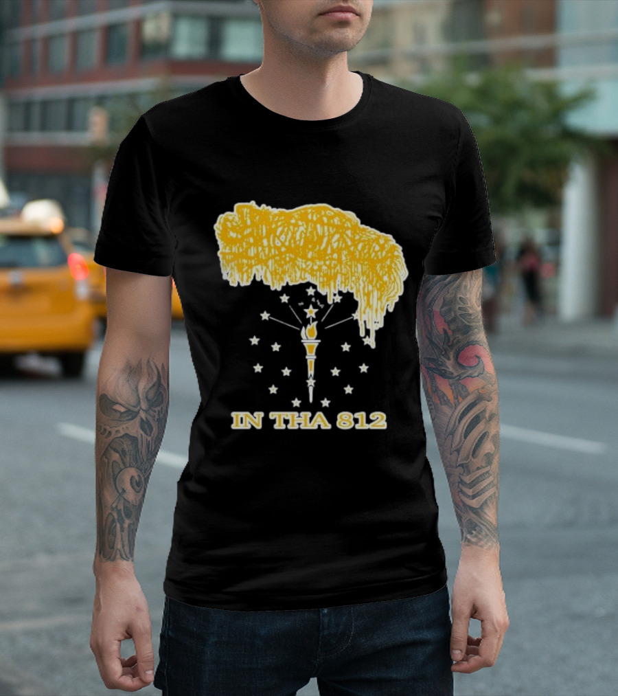 Indiana In Tha 812 Stars Torch Noodles T-Shirt