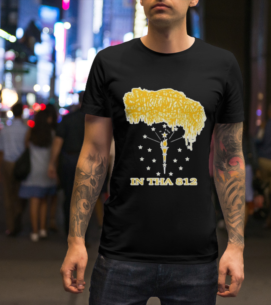 Indiana In Tha 812 Stars Torch Noodles T-Shirt