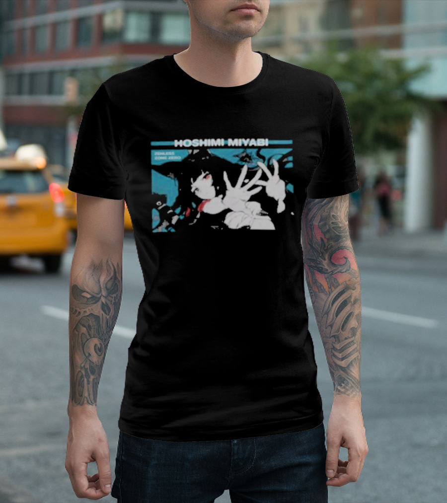 Hoshimi Miyabi Zenless Zone Zero Anime Character T-Shirt