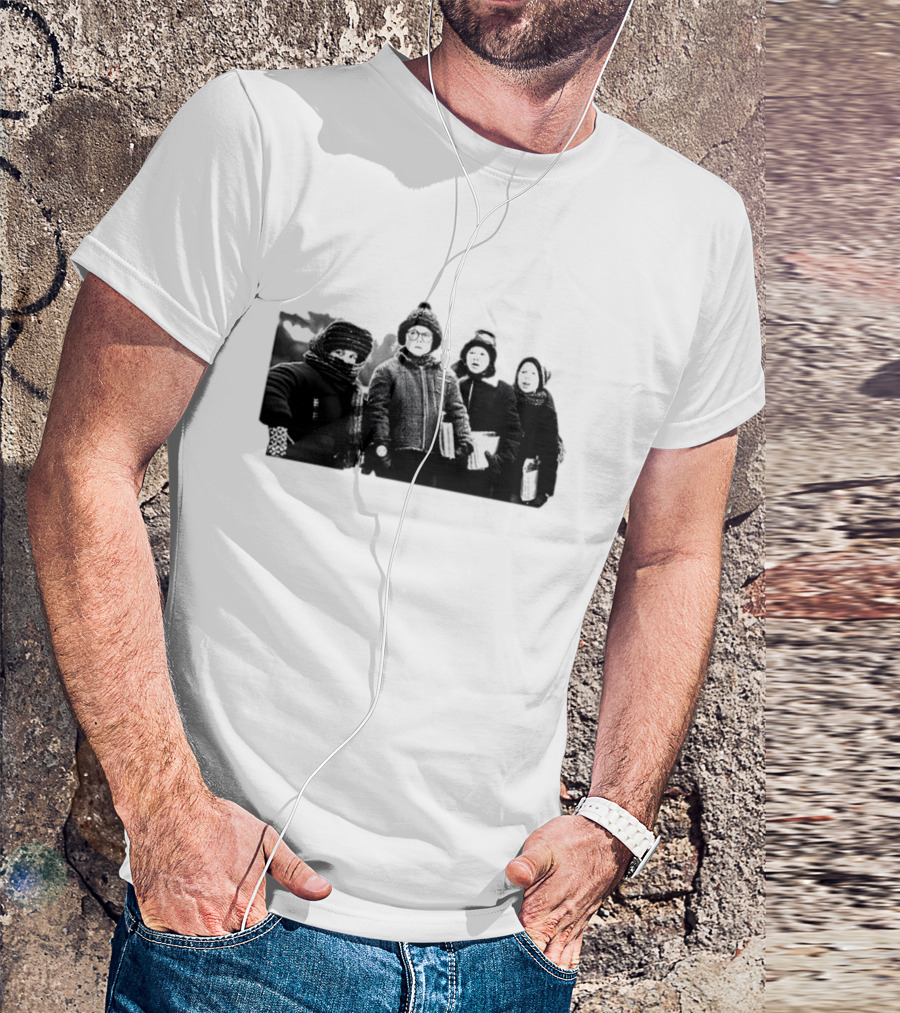A Christmas Story Friends Winter Scene Iconic Movie Characters T-Shirt