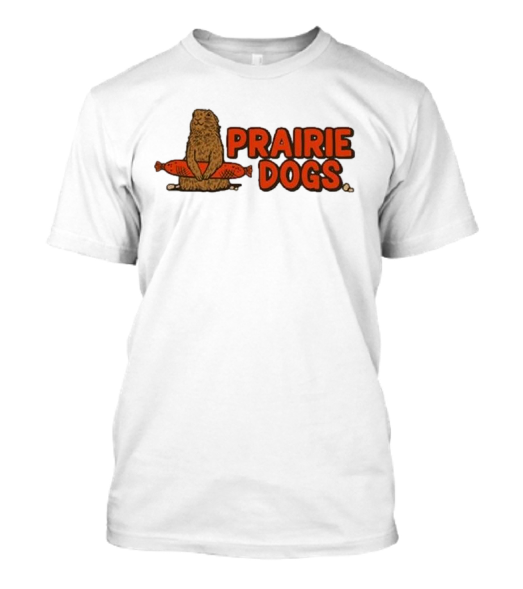 Prairie Dogs 2024 Baseball Bat Sausage T-Shirt