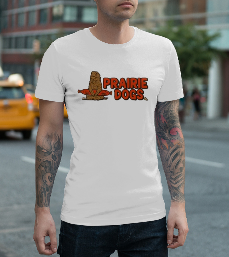 Prairie Dogs 2024 Baseball Bat Sausage T-Shirt