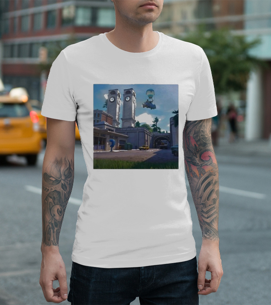 Tilted Towers Event Fortnite Image T-Shirt