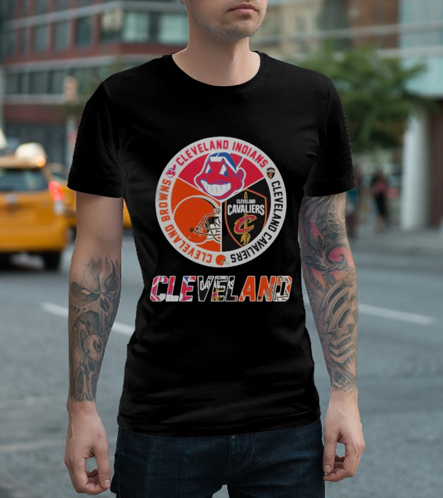 Cleveland Indians Cleveland Browns Cleveland Cavaliers Cleveland T-Shirt