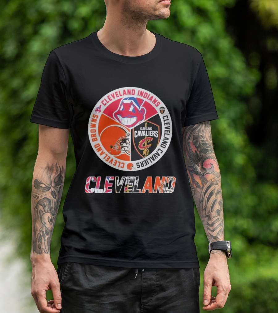Cleveland Indians Cleveland Browns Cleveland Cavaliers Cleveland T-Shirt
