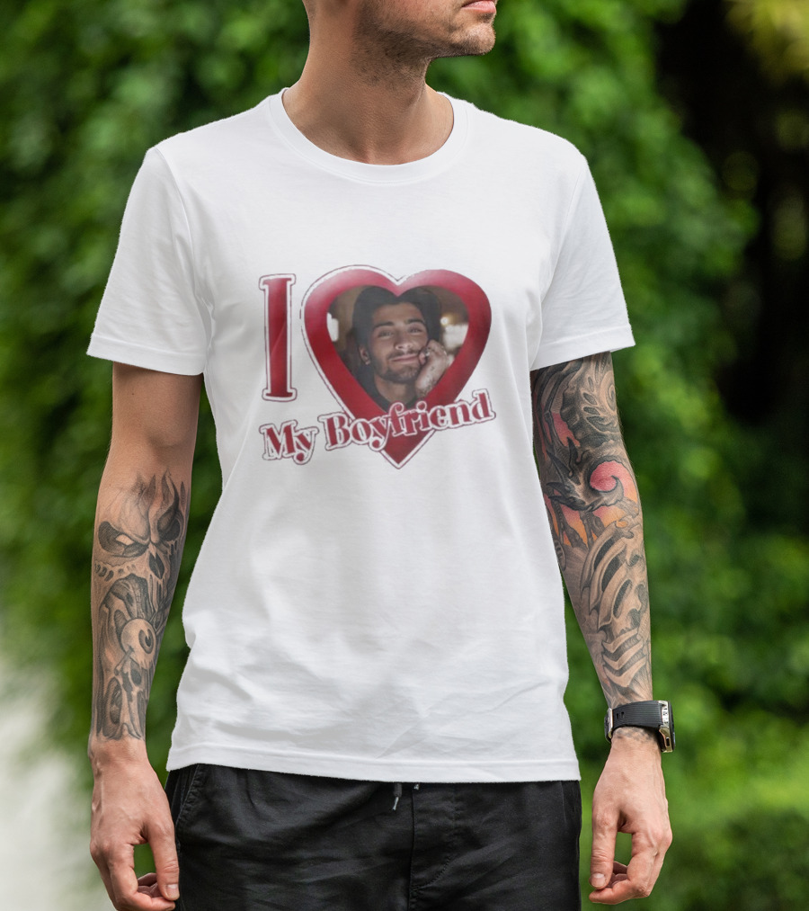I Heart My Boyfriend Zayn Malik One Direction T-Shirt