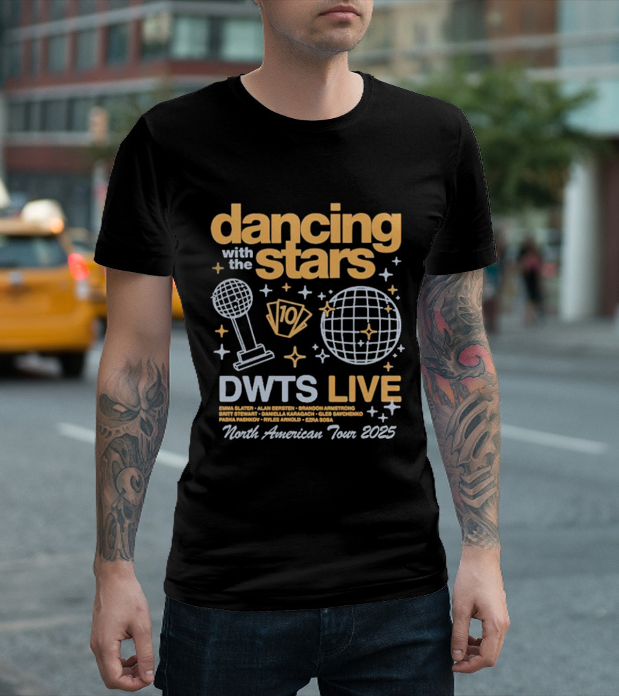 dancing with the stars DWTS live North American tour 2025 T-Shirt