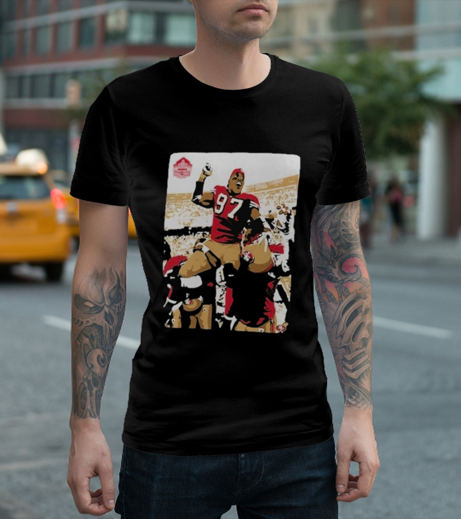 Bryant Young San Francisco 49ers Hall Of Fame Celebration 97 T-Shirt