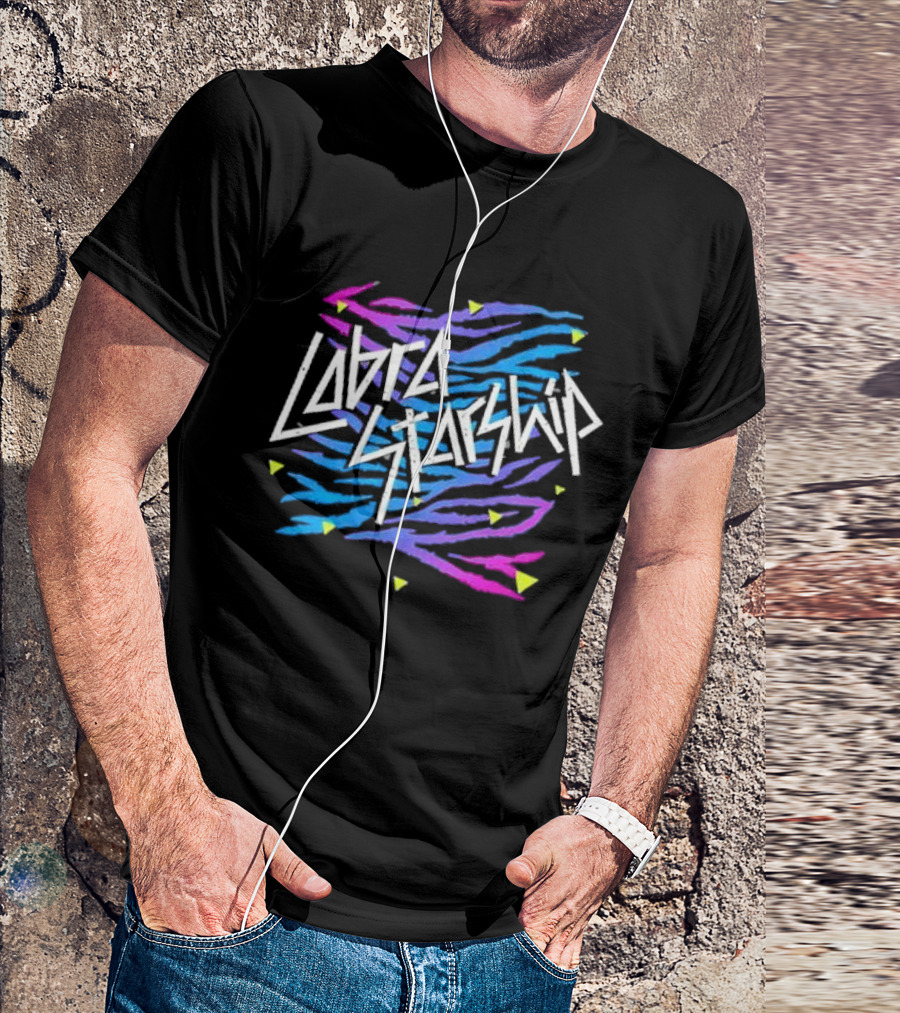 Cobra Starship Neon Zebra Print Tour T-Shirt