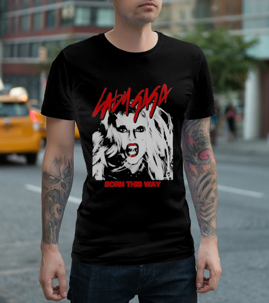 Lady Gaga Born This Way Artwork T-Shirt