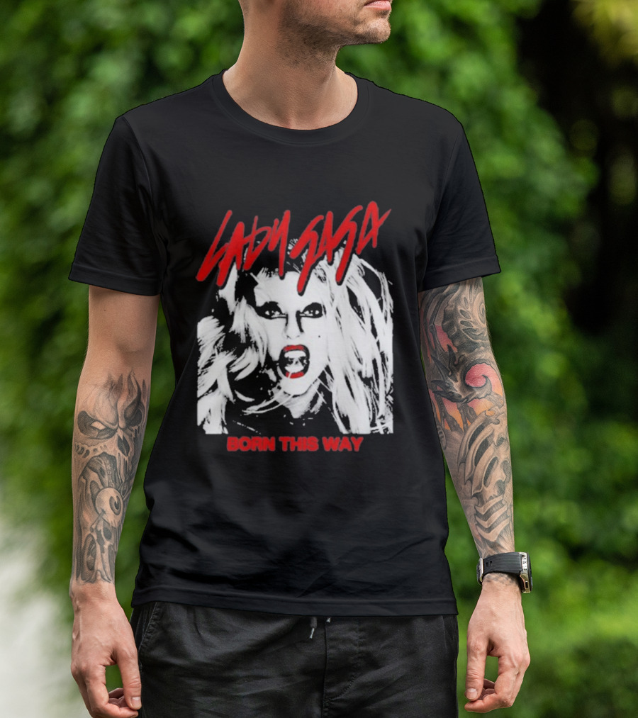 Lady Gaga Born This Way Artwork T-Shirt