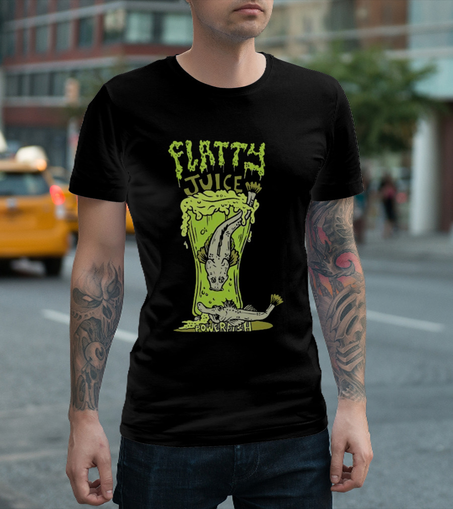 Flatty Juice Powerfish Dr. Moose T-Shirt