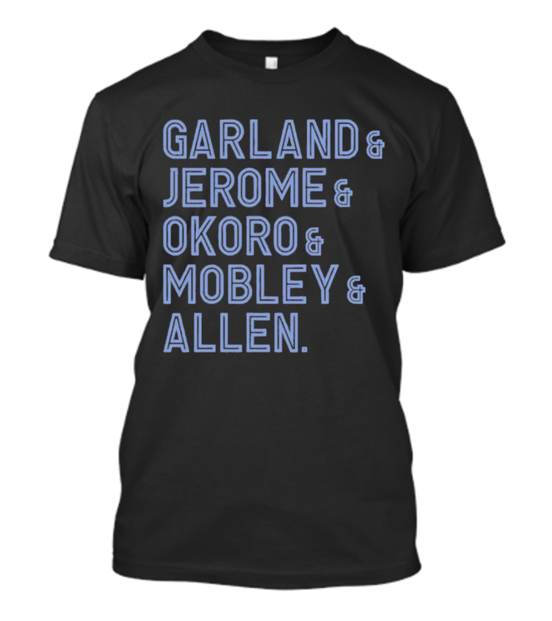 Garland Jerome Okoro Mobley Allen Cleveland Cavaliers 2024-2025 T-Shirt