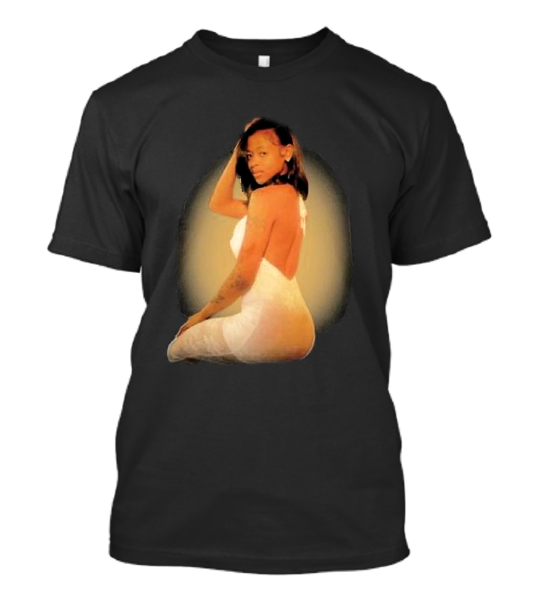 Jastin Martin Look Back Glow Woman In White Dress With Radiant Aura T-Shirt