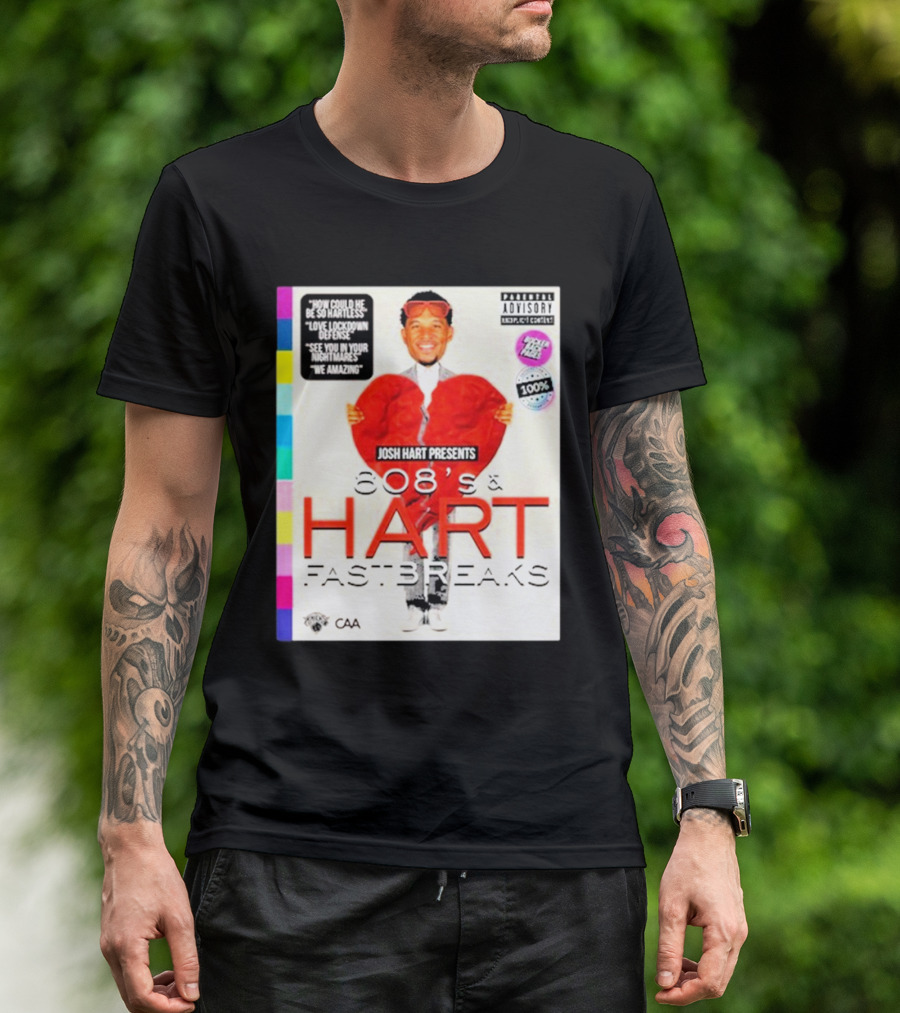 Josh Hart Presents 808’s And Hart Fastbreaks Love Lockdown Defense Featuring Famous Quotes And Iconic Concept T-Shirt