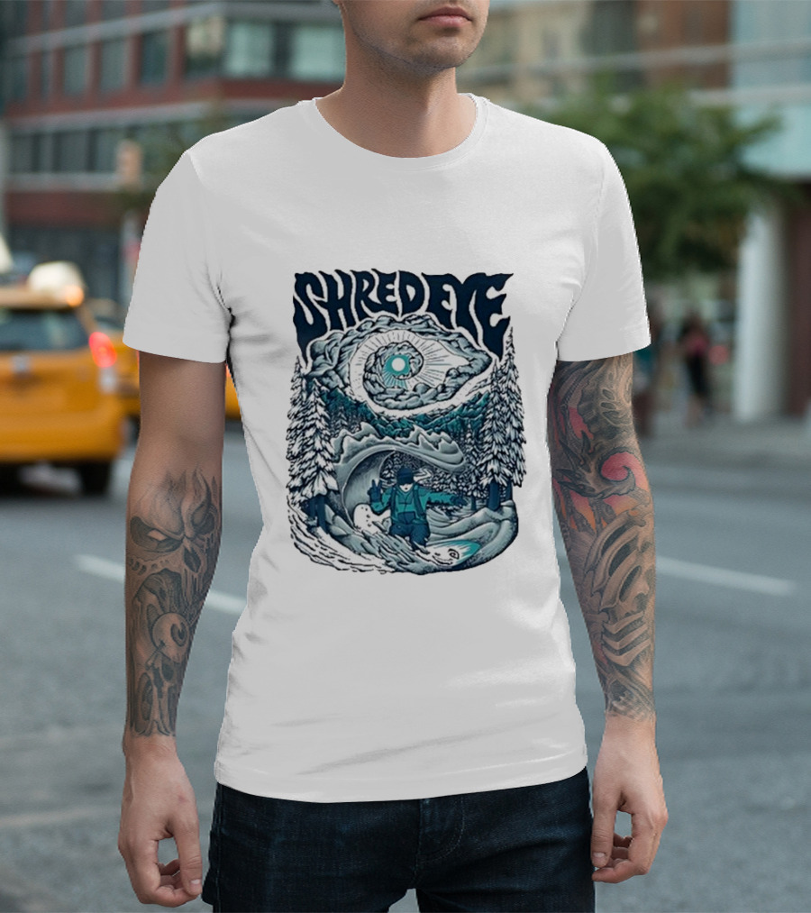 Shredeye Snow Surfer Forest Adventure T-Shirt